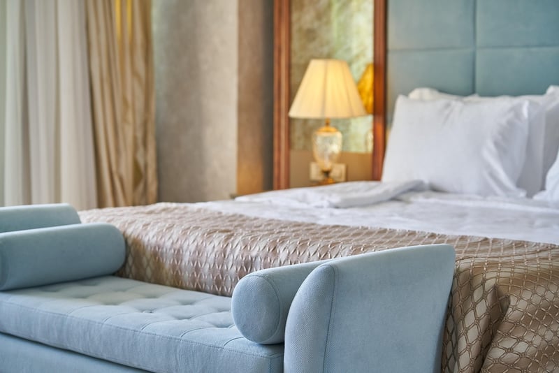 Repurposed Door Headboard